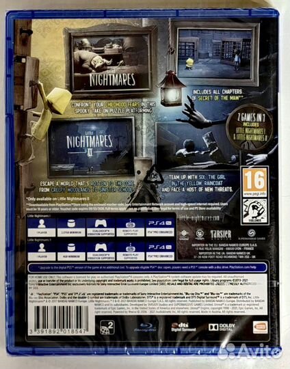 Little Nightmares 1 & 2 PS4 рус суб