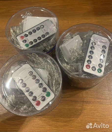 Занавес Штора, гирлянда с пультом 3х3, 2х3