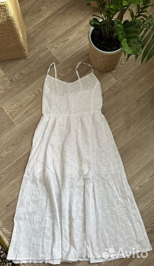 Летний льняной сарафан шитье