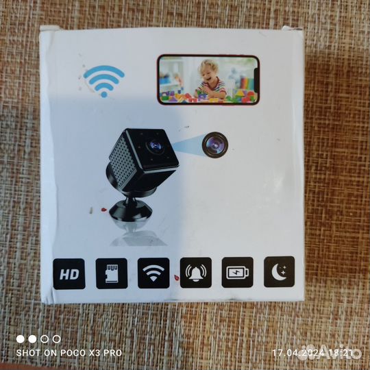 Камера видеонаблюдения wifi домашняя Брлнь