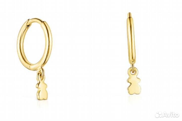 Серьги-кольца Tous