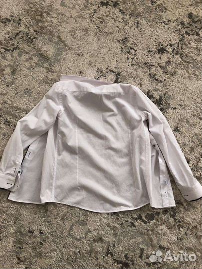 Мужская рубашка белая детская