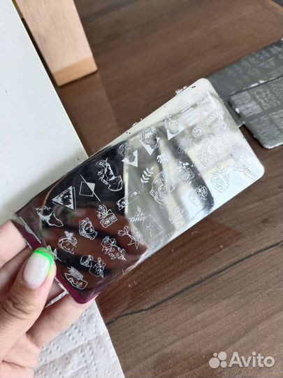 Пластины для стемпинга 4шт