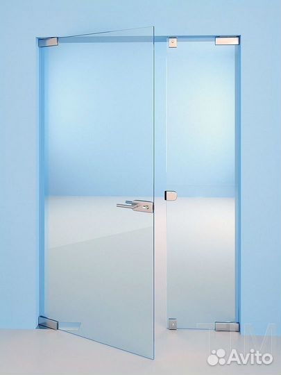 Стеклянная дверь