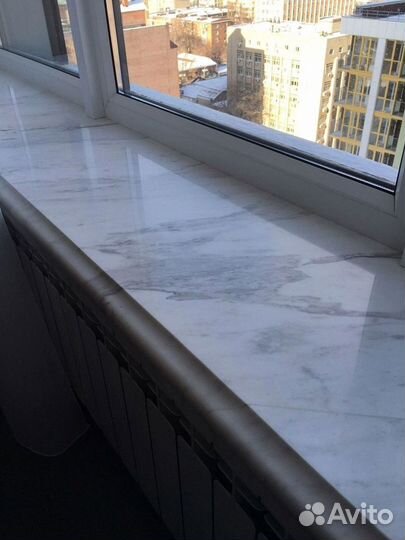 Подоконник из искусственного камня