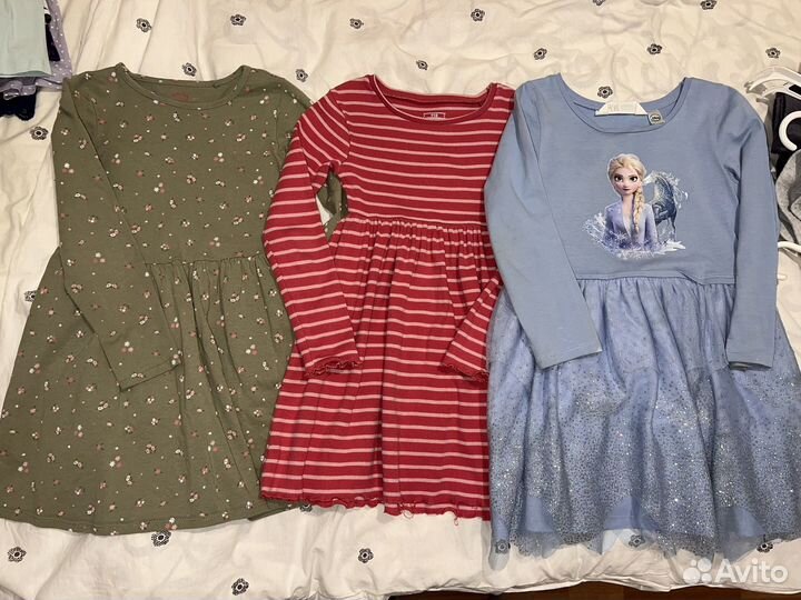 Вещи на девочку 116 платья, штаны
