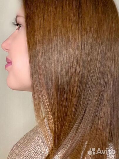 Кератиновое выпрямление волос