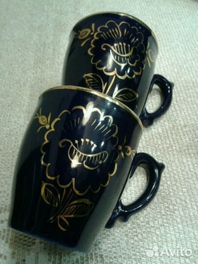 Чайный набор кобальтовый