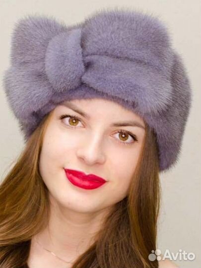 Новая меховая повязка натуральная