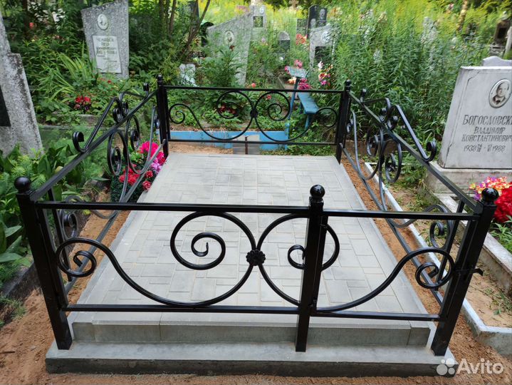 Благоустройство захоронений. Памятники