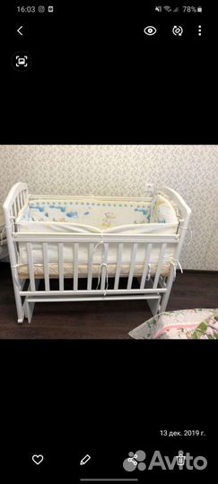Бортики в детскую кроватку