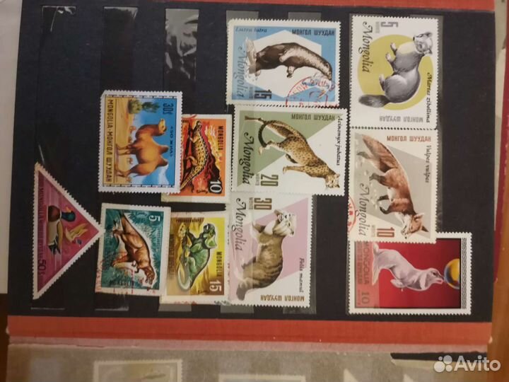 Альбом с марками монгольская тема цена дтговорная