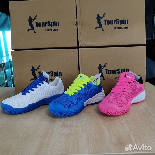 Детские кроссовки для тенниса TourSpin