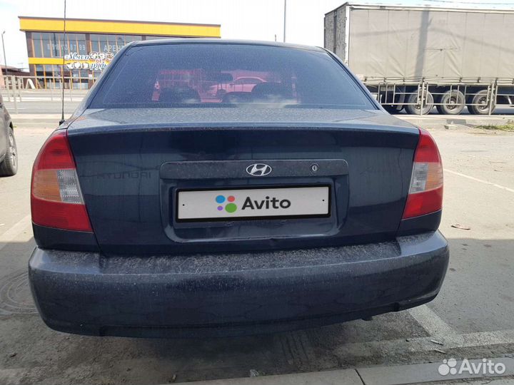 Hyundai Accent 1.4 МТ, 2006, 155 045 км