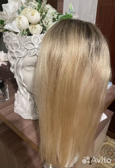 Накладка из натуральных волос