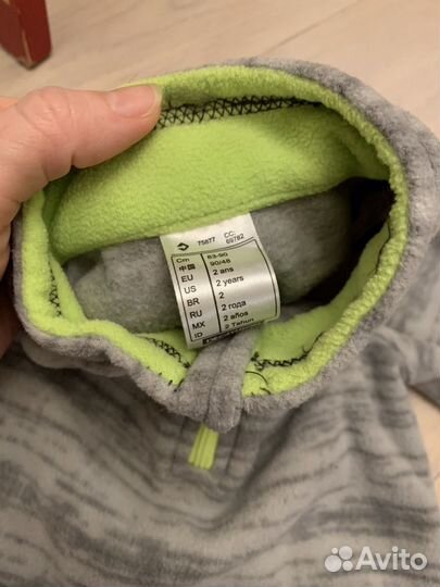 Флисовая кофта и штаны р 2, р3, Декатлон
