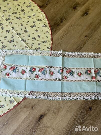 Скатерть винтажная, салфетка, дорожка