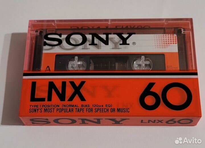 Аудиокассета sony LNX60