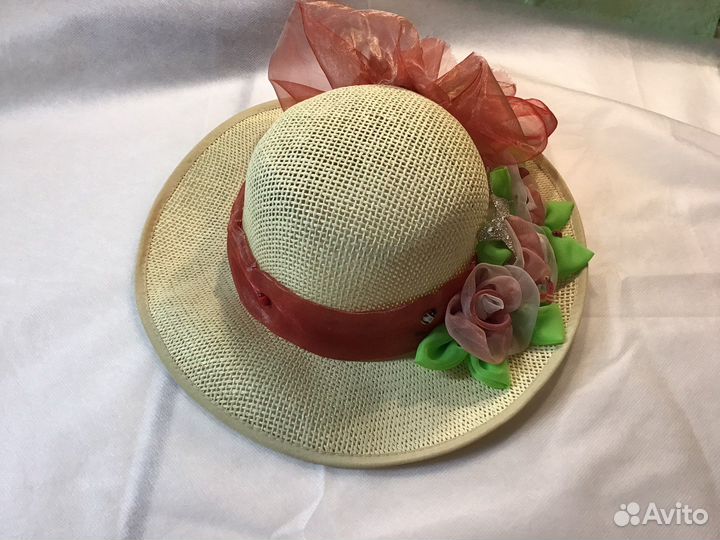 Шляпка летняя хендмей