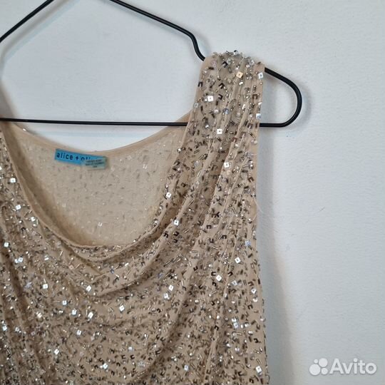 Топ Alice + Olivia 46 M с пайетками