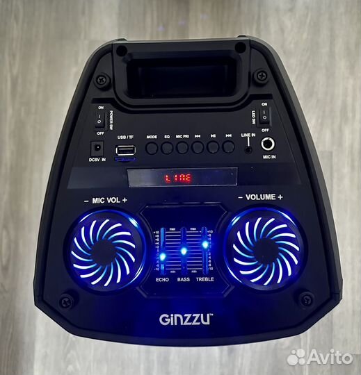 Без проводная колонка Ginzzu GM-208