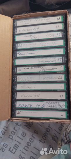 Аудиокассеты с записью sony tdk