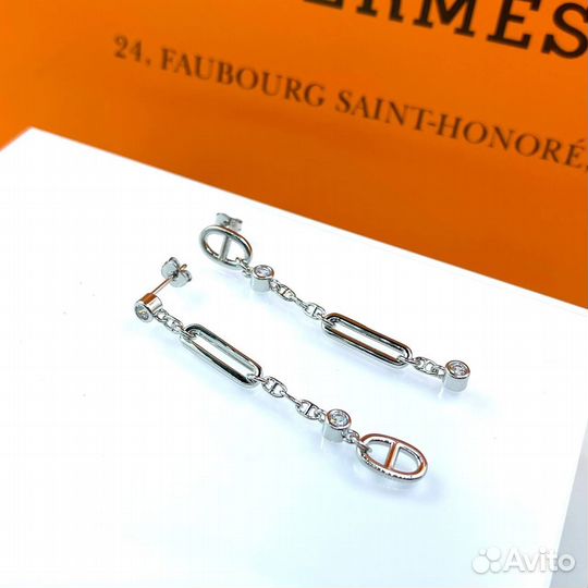 Серьги Hermes