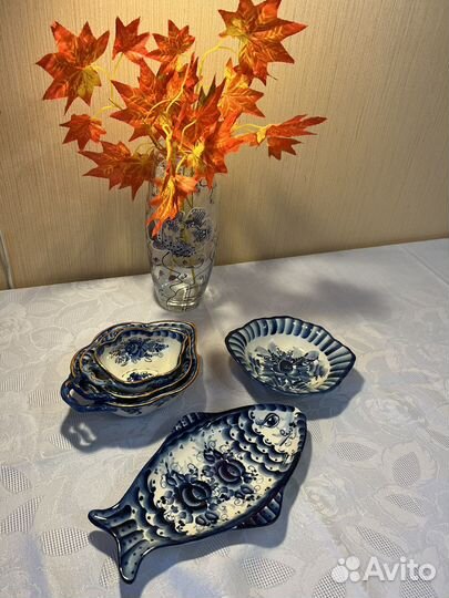 Посуда Гжель