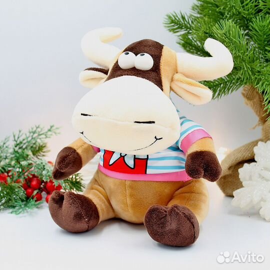 Мягкая игрушка Семья Коровкиных с матрешкой (звук) 0216