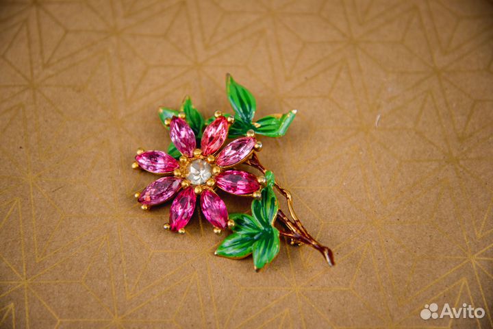 Брошь старинная винтажная коллекционная
