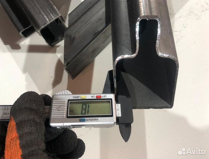 Каркас откатные ворота Т-профиль 2 мм. Проем 4х2