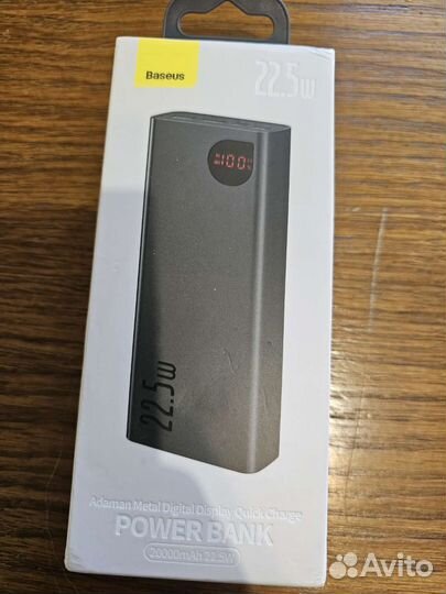 Power bank baseus 22.5 Вт 20000mah