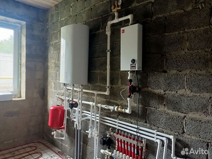 Монтаж систем отопление тёплый пол