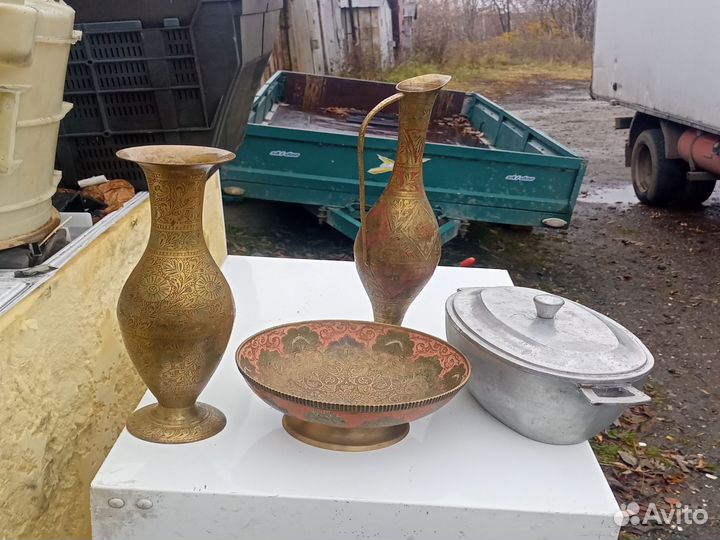 Сосуды латунные