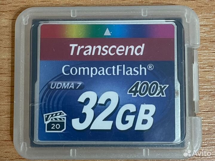 Карта памяти transcend compact flash CF 32GB 400X