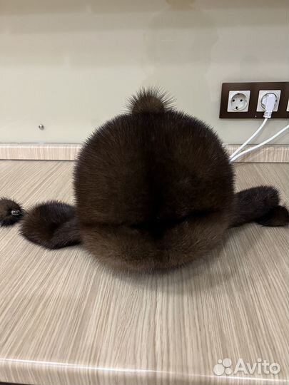 Шапка норковая женская