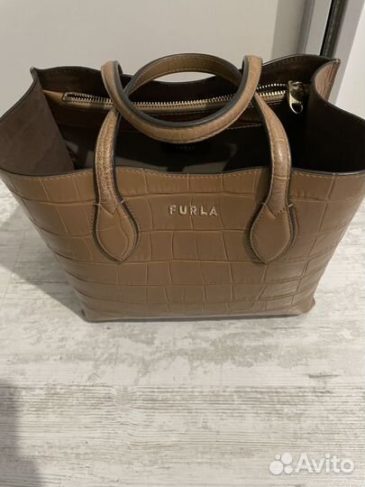 Сумка натуральная кожа furla