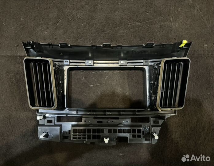 Рамка магнитолы Mitsubishi lancer 10 рестайлинг