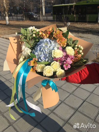 Цветы Гелиевые шары в нежных оттенках