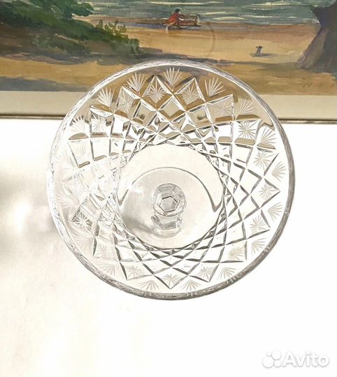 Ваза времен СССР. Хрусталь