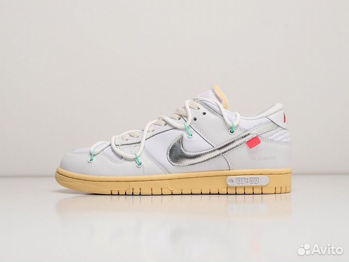 Кроссовки Nike Dunk Low x Off White Lot 01 of 50