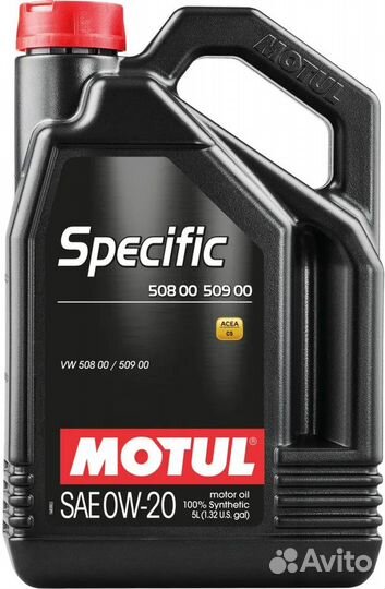 Моторное масло motul specific 508 00 509 00 0W-20