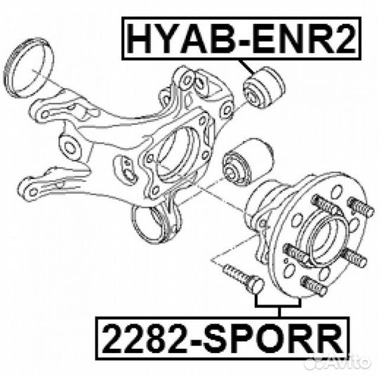 Подшипники в сборе со ступицей febest 13229585