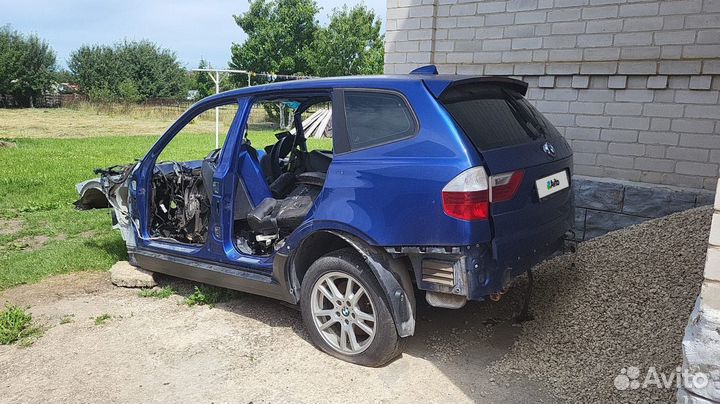 BMW X3 2.5 AT, 2007, битый, 200 000 км