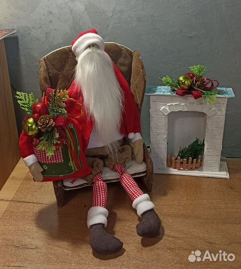 Санта, ручная работа