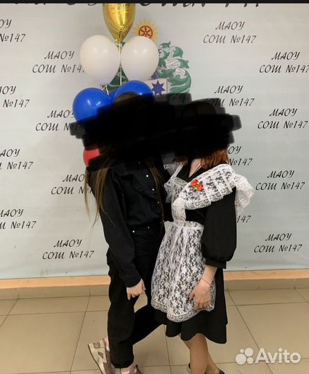 Школьный фартук на последний звонок