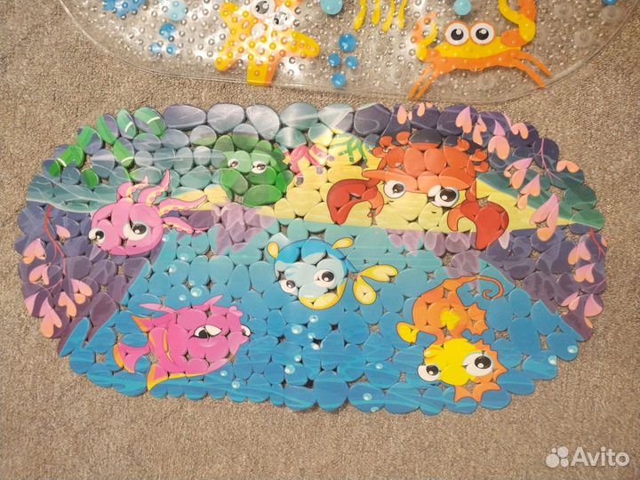 Детский коврик в ванну