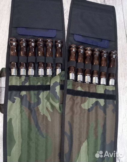 Набоp шампуров в чехлe