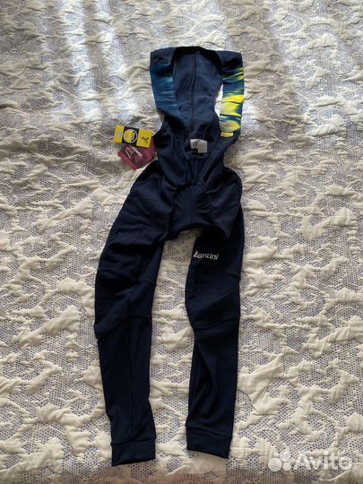 Бибы велосипедные Santini, велоштаны