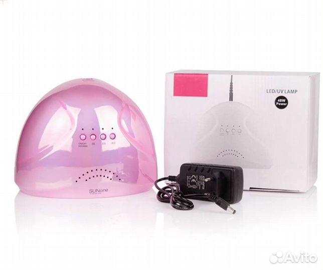 Лампа для маникюра Sun 1 перламутровая,48w